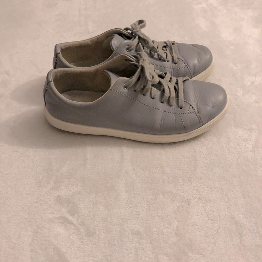 Cole Haan light grey leather sneakers - Picture 2 of 3